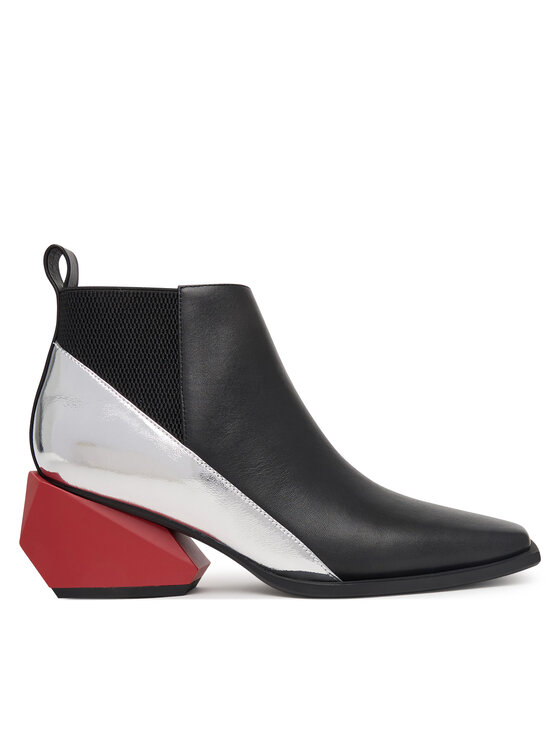 United Nude Botki Ricky J Mid 1103996016 Granatowy