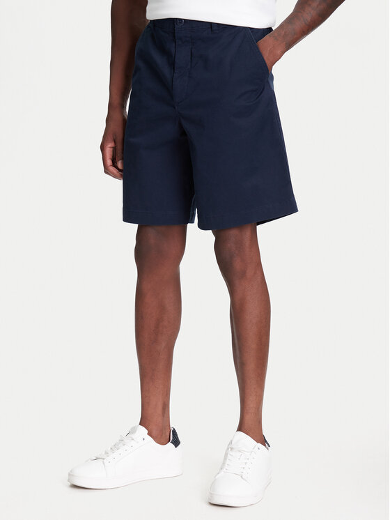 Calvin Klein Jeans Szorty materiałowe LV040EM618 Granatowy Regular Fit
