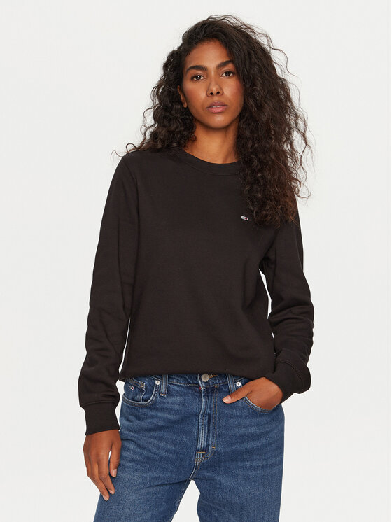 Tommy Jeans Bluza DW0DW19959 Czarny Regular Fit