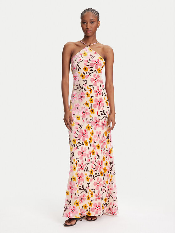 STAUD Sukienka letnia Cubism R25S2272BR Kolorowy Regular Fit