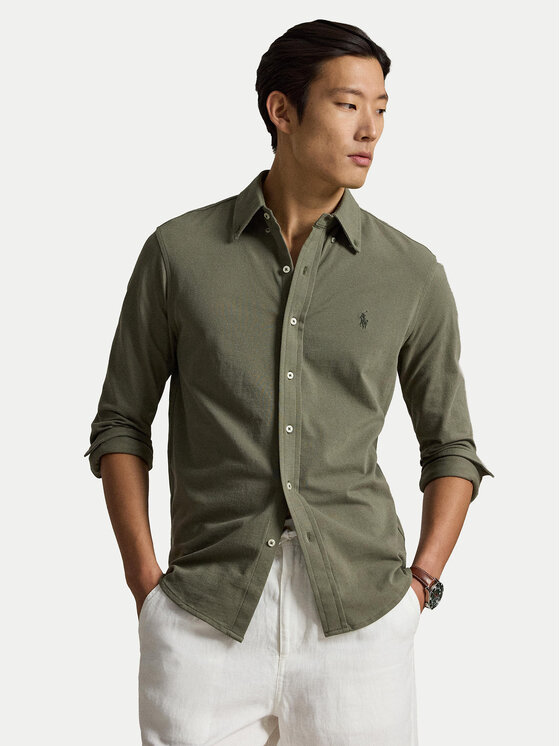 Polo Ralph Lauren Koszula 710654408504 Khaki Regular Fit