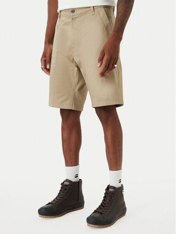 G-Star Raw Szorty materiałowe Bronson 3.0 D26337-5126 Beżowy Regular Fit