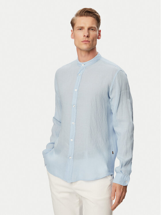 BOSS Koszula 50537369 Niebieski Regular Fit