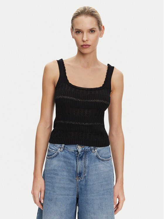 PINKO Top 104736 A2FC Z99 Czarny Regular Fit