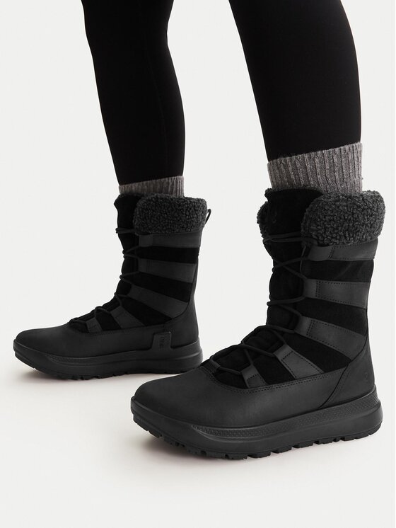 ECCO Trzewiki Solice Waterproof 42021351052 Czarny