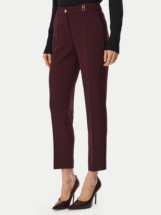 Marciano Guess Spodnie materiałowe G6BB23 W4348 Bordowy Regular Fit
