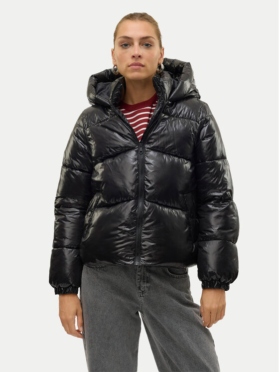 Vero Moda Kurtka zimowa Uppsashiny 10319303 Czarny Regular Fit