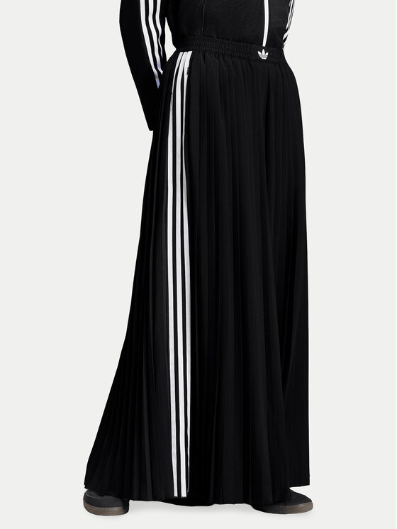 adidas Spodnie dresowe Plisse 3S Track Pants LG4079 Czarny Relaxed Fit