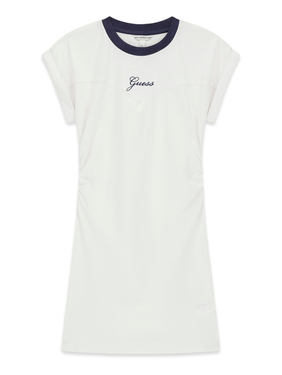 Guess Sukienka codzienna J6GK03 J1314 Biały Regular Fit