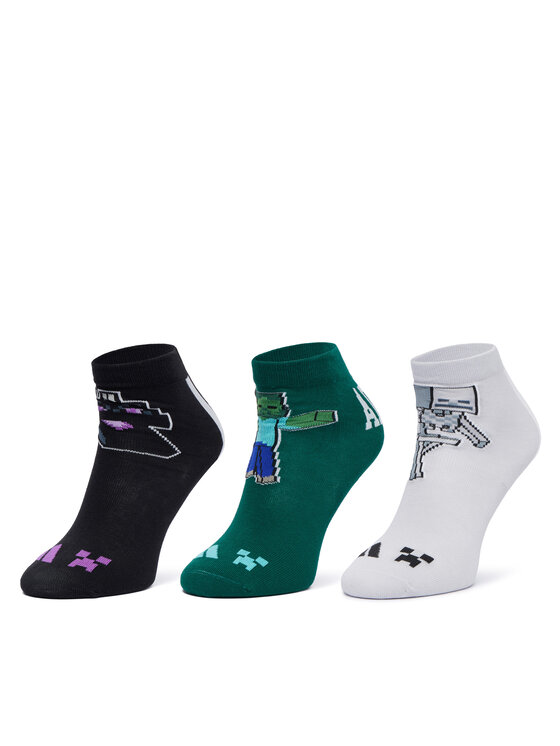 adidas Skarpety długie Adidas Minecraft Kids 3 Pairs Per Pack Socks KR2352 Kolorowy