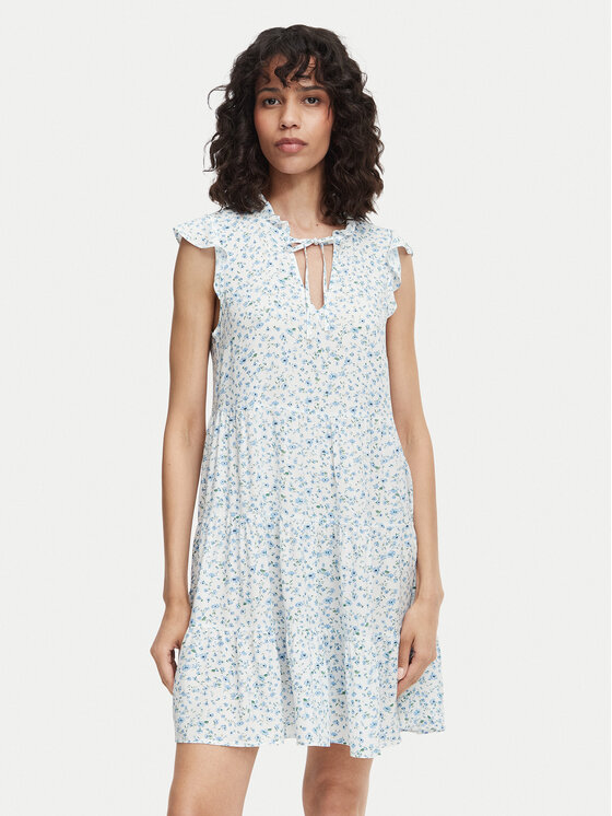 Vero Moda Sukienka letnia Alba 10342656 Niebieski jasny Regular Fit
