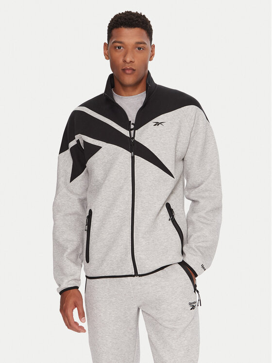 Reebok Bluza RK25142CCM Szary Regular Fit