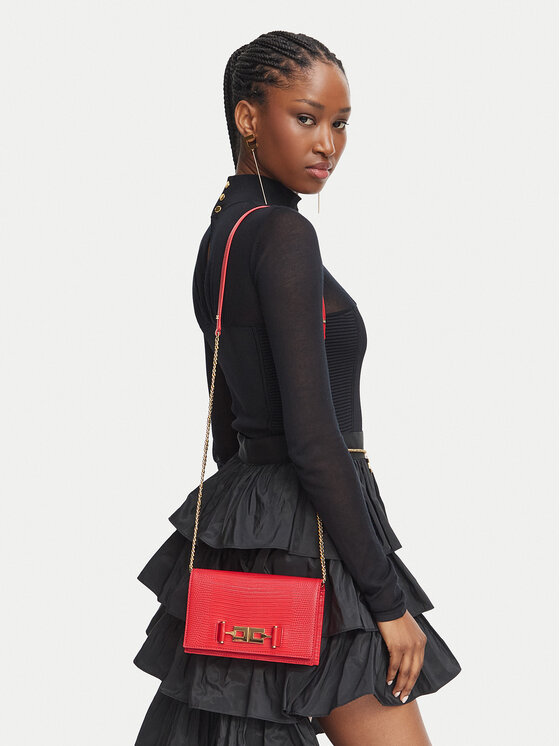 Elisabetta Franchi Torebka BS-08A-66E2-V320 Czerwony