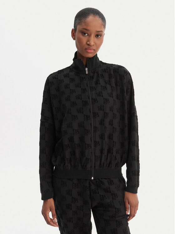 HUGO Bluza Monogram 50556831 Czarny Regular Fit