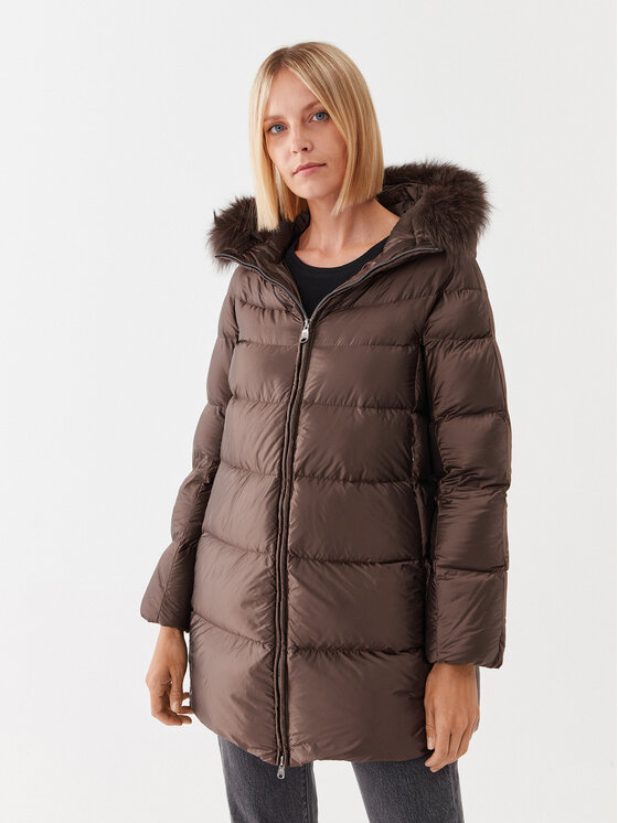 Hetregó Kurtka puchowa Hanna 8M602F 22WD02 Brązowy Regular Fit