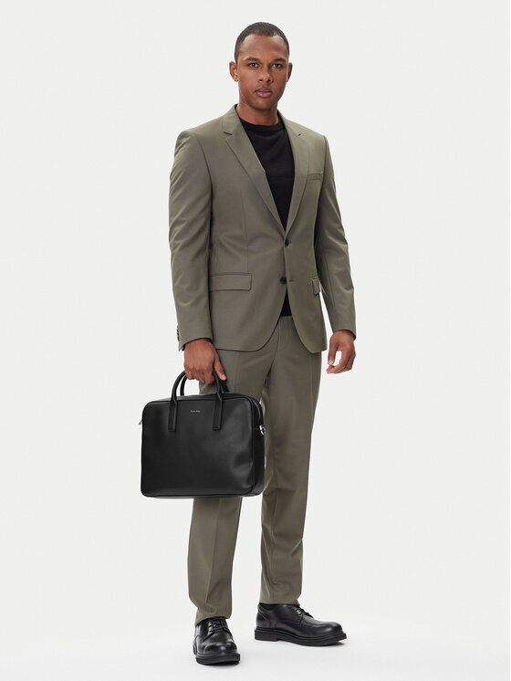 Calvin Klein Torba na laptopa Raised Commuter LV04D3157G Czarny