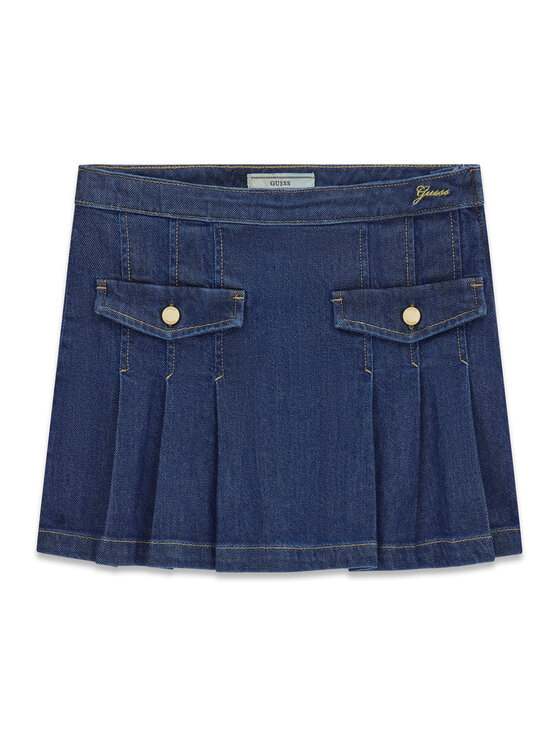 Guess Spódnica jeansowa J6GD33 D8260 Niebieski Regular Fit