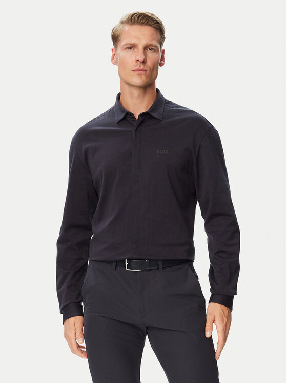 BOSS Koszula ST_Tour Excurse L 50565837 Granatowy Regular Fit