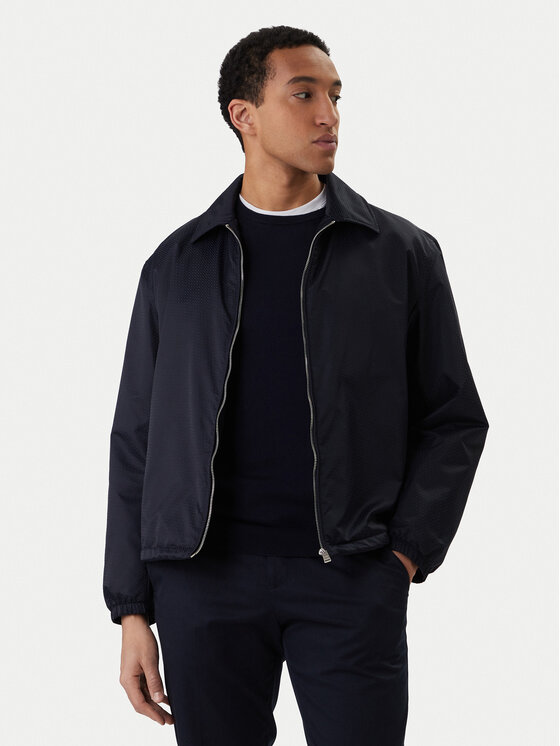 BOSS Kurtka przejściowa H-Crestell 50553641 Granatowy Regular Fit