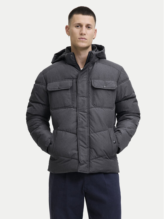 Jack & Jones Kurtka zimowa Morgan 12279687 Szary Regular Fit