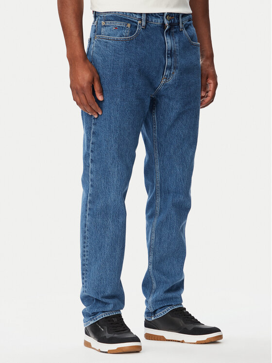 Tommy Jeans Jeansy Ryan DM0DM23386 Granatowy Slim Fit