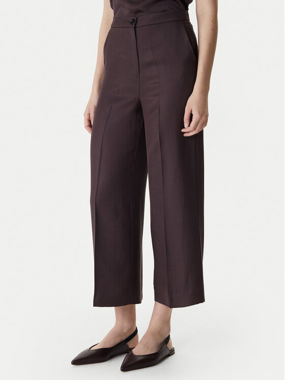 Marella Spodnie materiałowe Emme by Marella Alcuno 2615131041 Brązowy Straight Fit