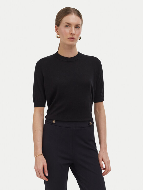 Liu Jo Bluzka WF6419 MA16R Czarny Regular Fit