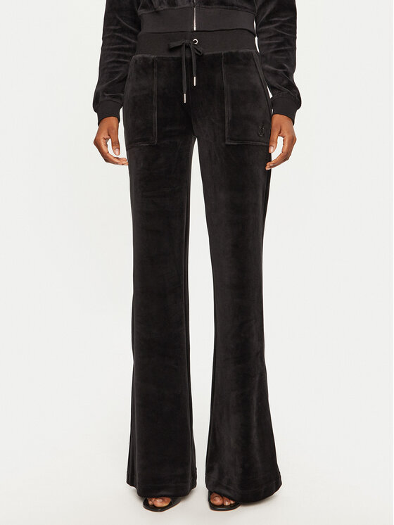 Juicy Couture Spodnie dresowe Layla JCSEBJ001 Czarny Flared Leg