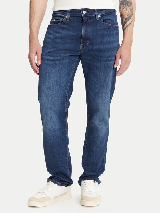 Tommy Jeans Jeansy Ryan DM0DM21892 Granatowy Straight Fit