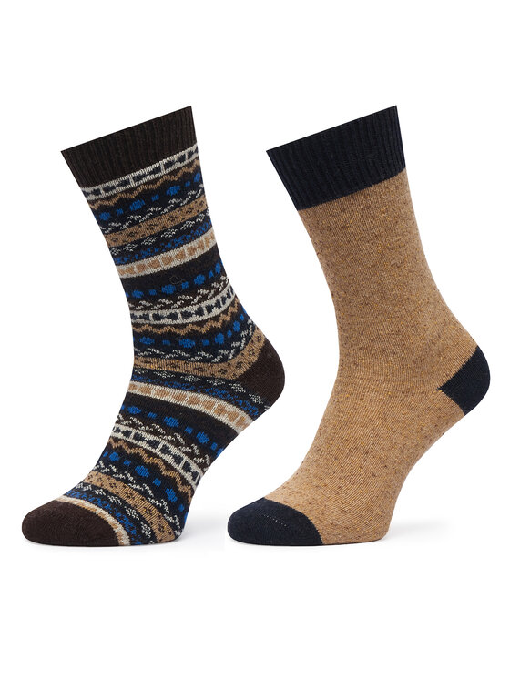 Barbour Skarpety długie Fair Isle MSO0203TN39 Kolorowy