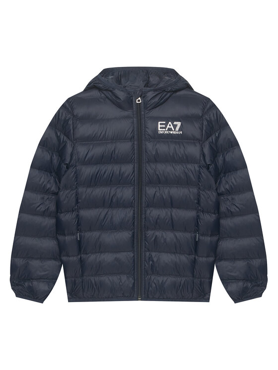 EA7 Emporio Armani Kurtka puchowa 7B000035 AF12477 UB102 Granatowy Regular Fit