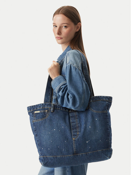 Guess Jeans Torebka M6YZ42 D2278 Granatowy