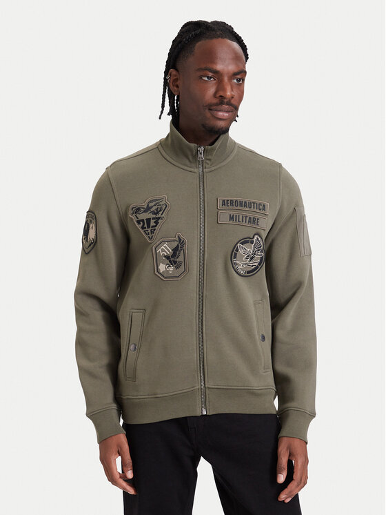 Aeronautica Militare Bluza 262FE2143UF00686 Khaki Regular Fit
