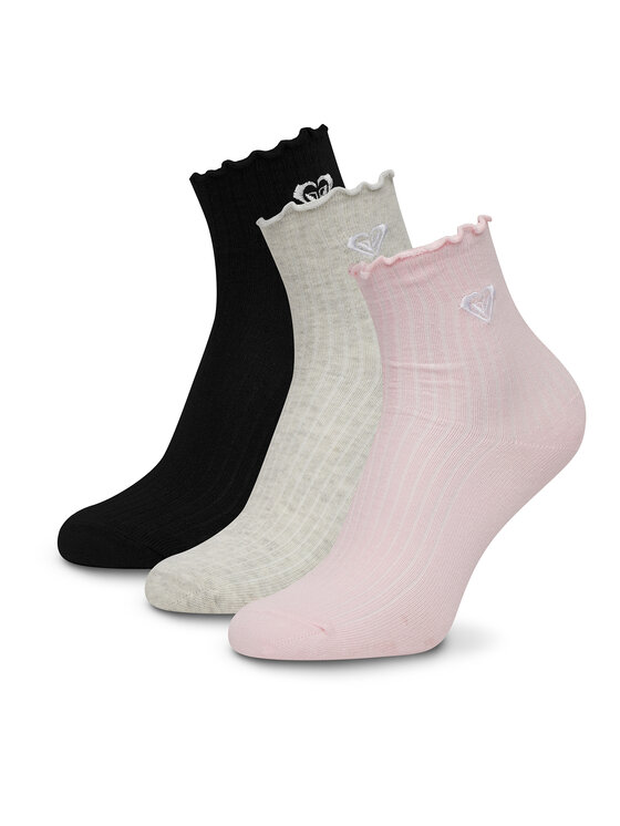 Roxy Skarpety długie AS_ROXY_01Z_SS25 (3-PACK) Różowy