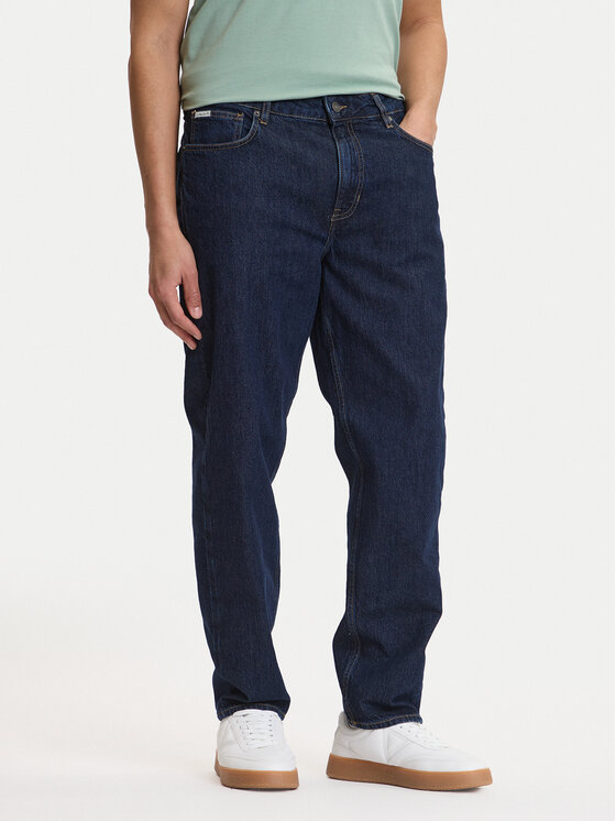 Guess Jeans Jeansy M5GA90 D5M55 Granatowy Relaxed Fit