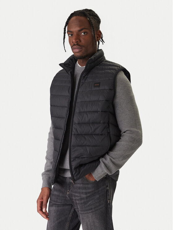 BOSS Kamizelka Odeno 50549243 Czarny Slim Fit