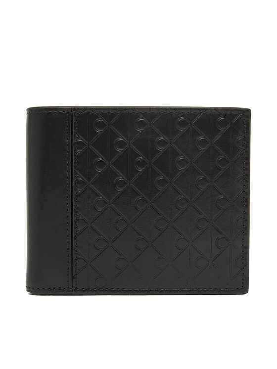 Calvin Klein Portfel Refined Emblem Mix Billfold W/ F LV04D1317G Czarny