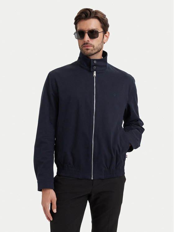 BOSS Kurtka przejściowa H-Coiner-263 50564252 Granatowy Relaxed Fit