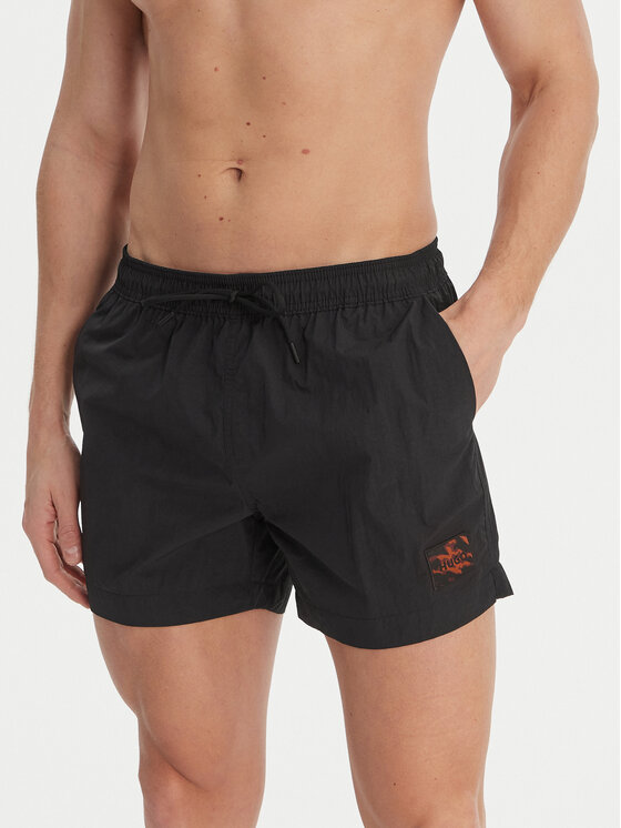 HUGO Szorty kąpielowe Dominica 50493450 Czarny Regular Fit