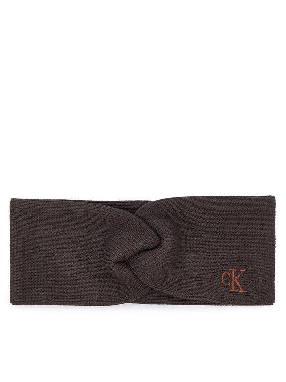 Calvin Klein Opaska materiałowa Fine LV04F8019G Brązowy ciemny