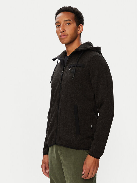 Quiksilver Bluza EQYPF03081 Czarny Regular Fit