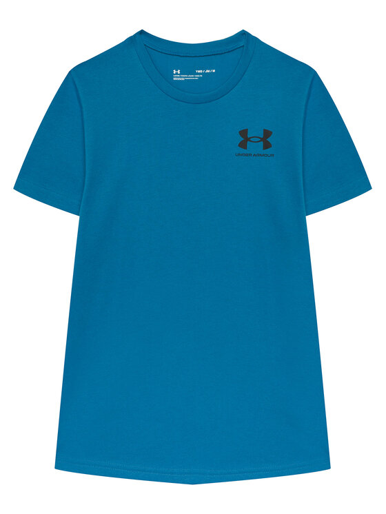 Under Armour T-Shirt Ua Sportstyle Left Chest Ss 1363280 Niebieski Loose Fit