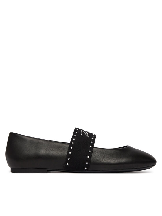 KARL LAGERFELD Baleriny Karo KL40126A Czarny