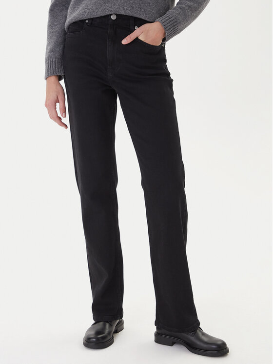 BOSS Jeansy C_Ada 50551561 Czarny Straight Fit