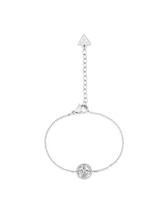 Guess Bransoletka JUBB06 397JW Srebrny