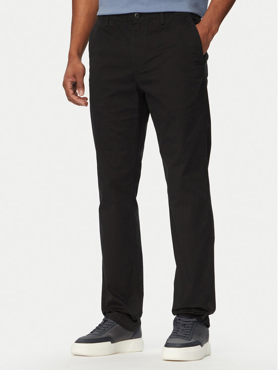 Calvin Klein Jeans Spodnie materiałowe LV04RF618G Czarny Slim Fit