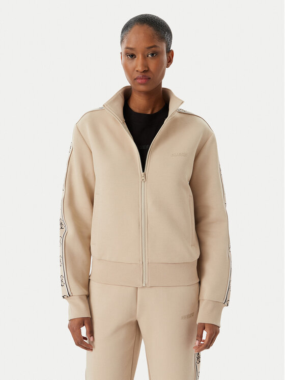 Guess Bluza V2YQ16 KB3P2 Beżowy Regular Fit