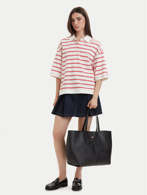 Tommy Jeans Torebka Tjw Slouchy City Tote AW0AW18789 Czarny