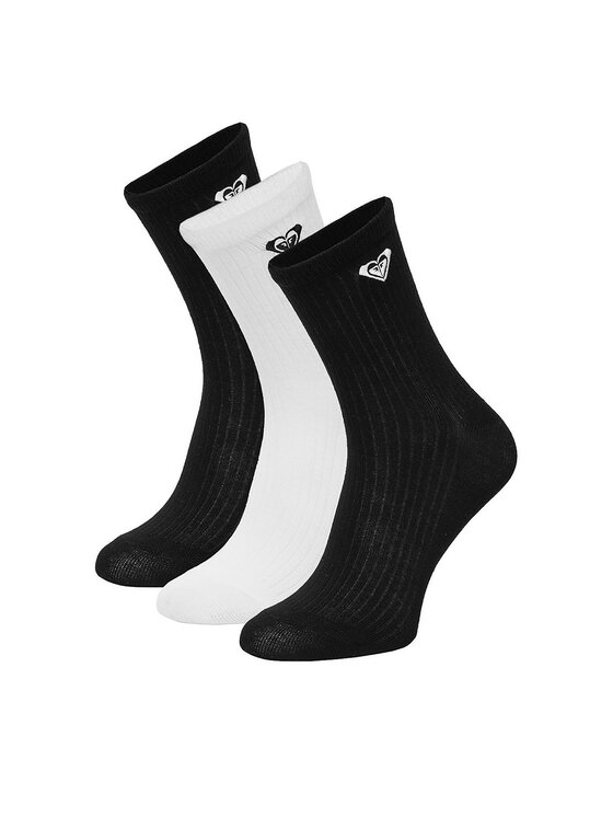 Roxy Skarpety długie CEO_AS_ROXY_15_Z_AW26 (3-PACK) Czarny