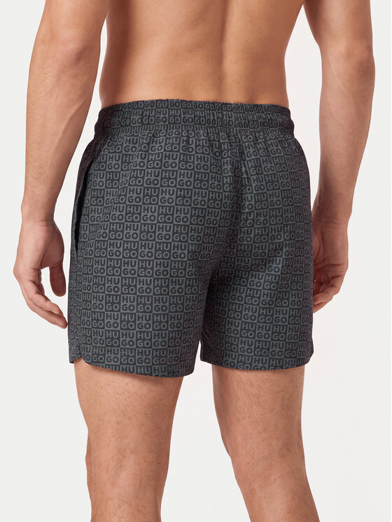 HUGO Szorty kąpielowe Aaron 50556792 Czarny Regular Fit